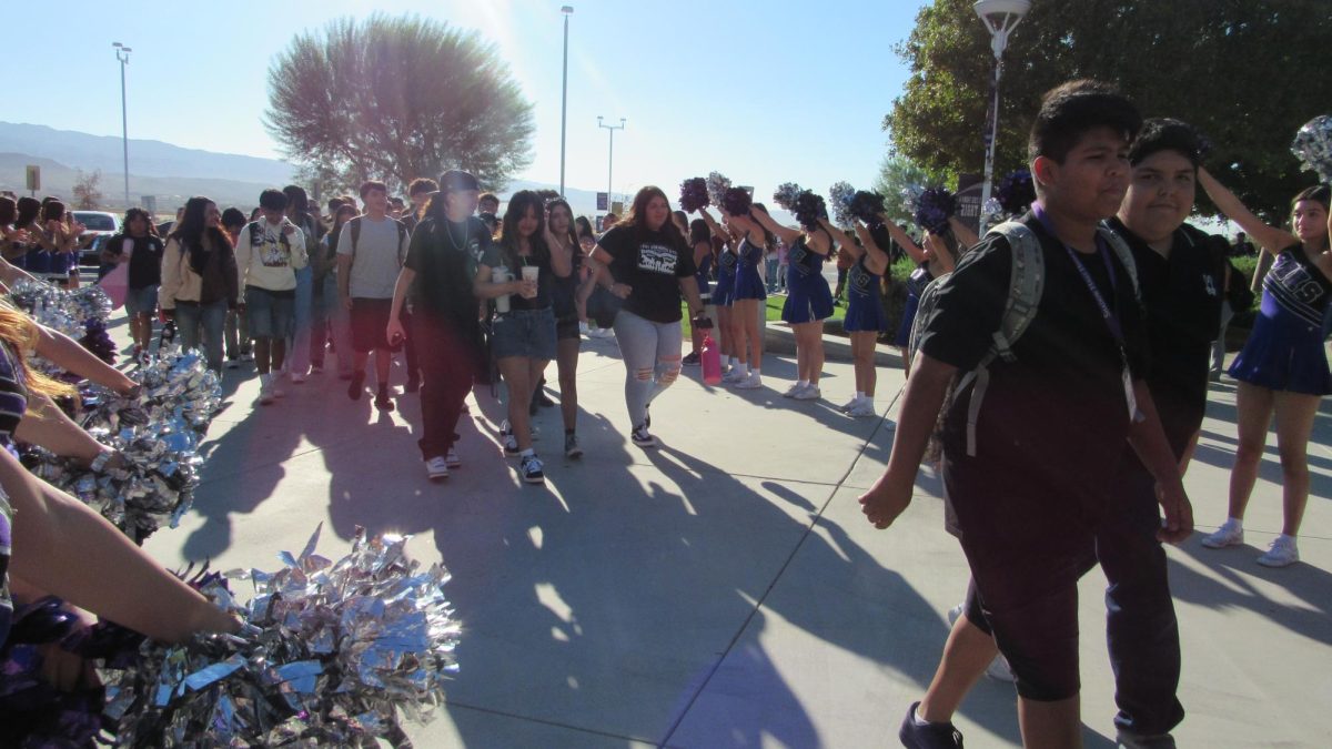 Students enter campus for the first day of the 2024-2025 school year. 